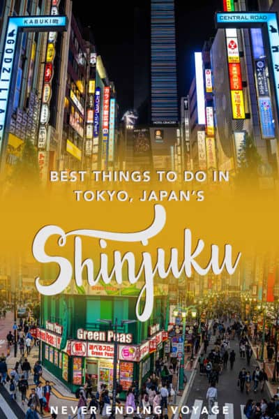 Top things to do in Shinjuku, the best neighborhood in Tokyo, Japan! | tokyo travel, where to stay in tokyo, japan travel