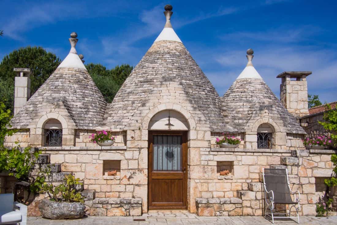 Two bedroom trulli at Trullo dei Messapi in Ceglie Messapica, Puglia, Italy