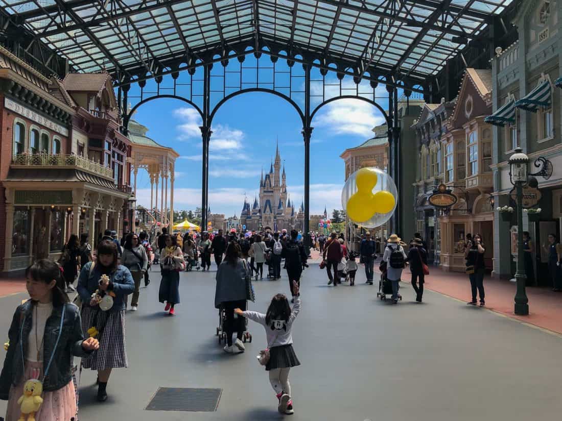 Main Street at Tokyo Disneyland