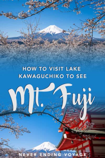 Here's how to visit Lake Kawaguchiko to see Mt. Fuji in Japan