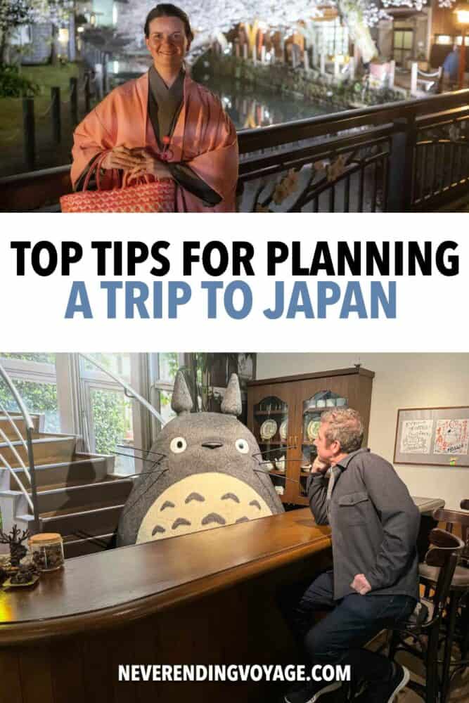 Planning a Trip to Japan Guide Pinterest pin