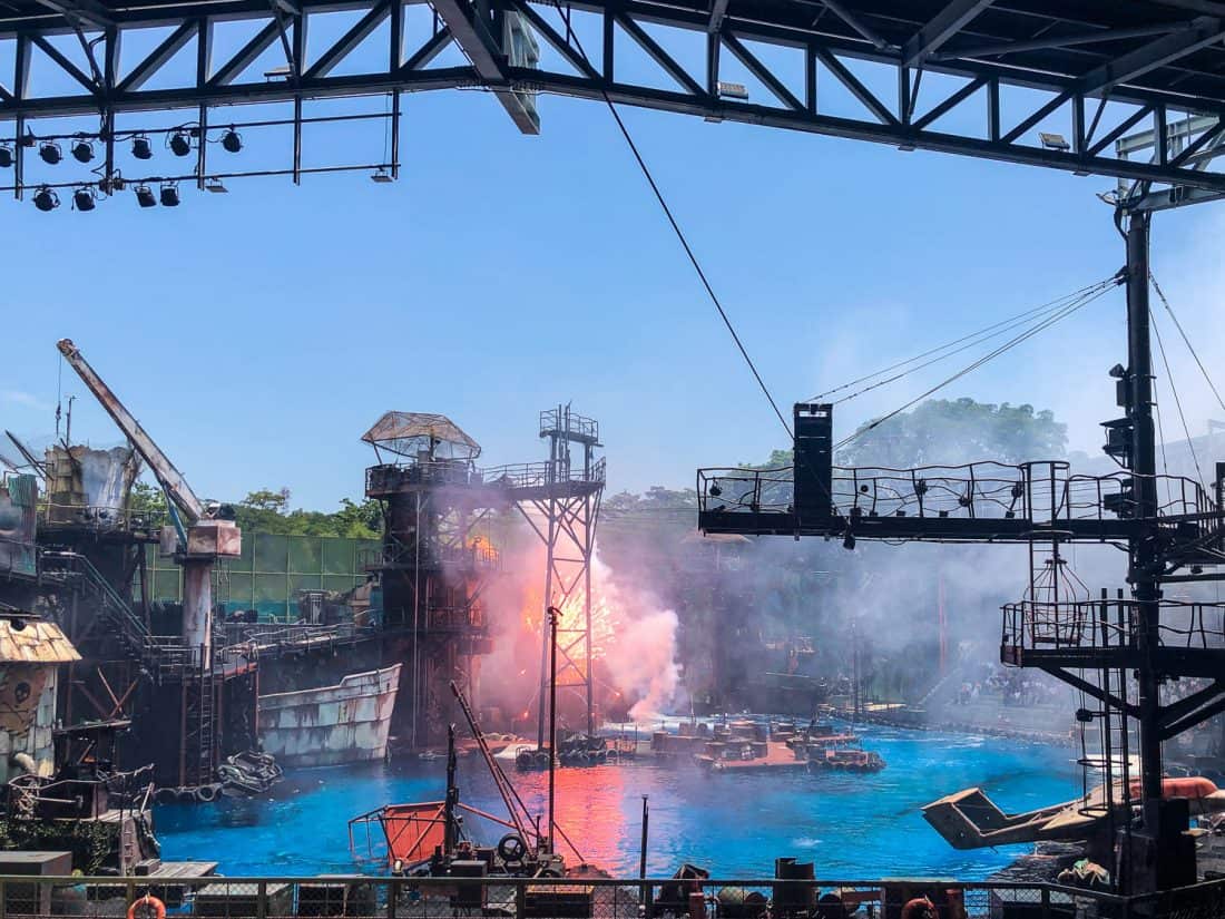 Waterworld show at Universal Studios Singapore