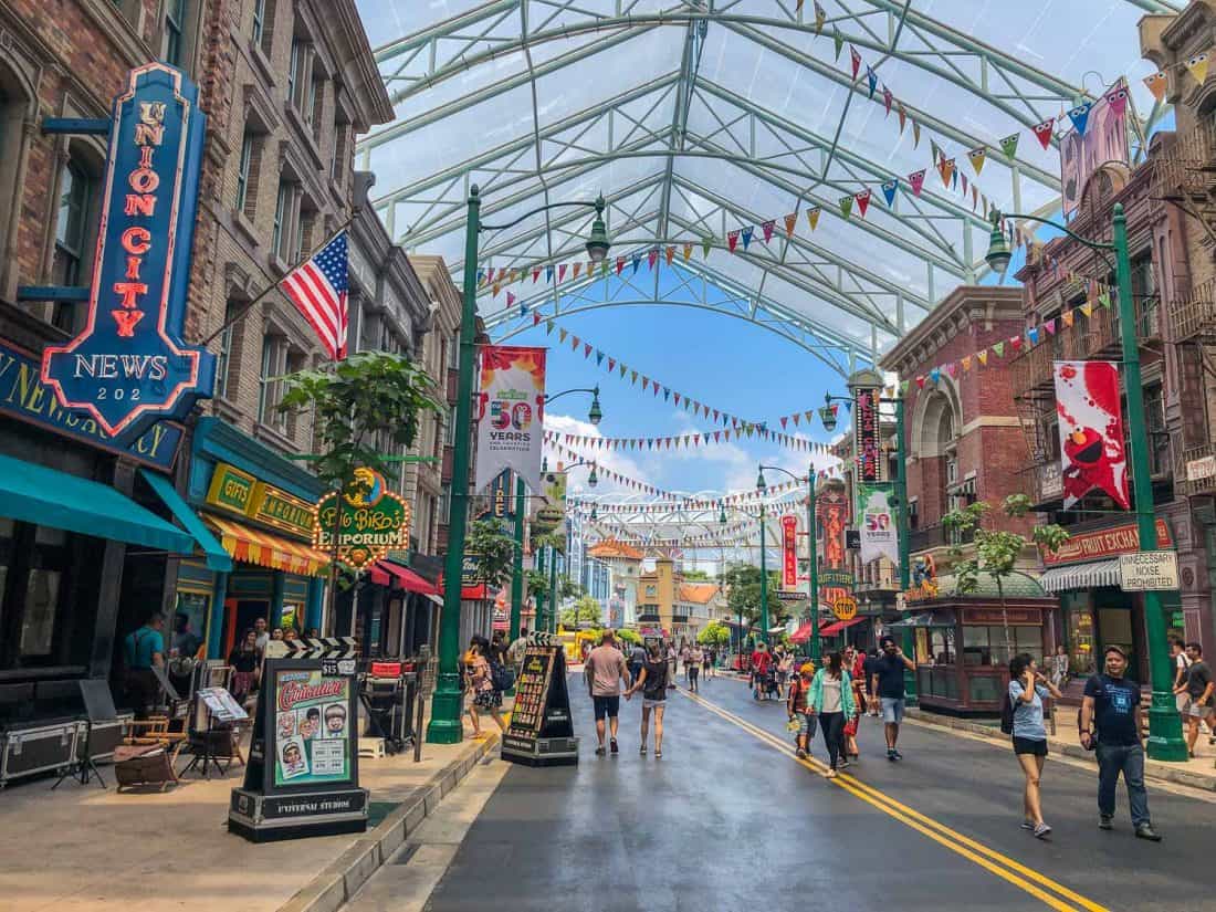 Main Street at Universal Studios Singapore