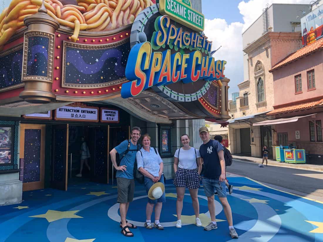 Sesame Street Spaghetti Space Chase at Universal Studios Singapore