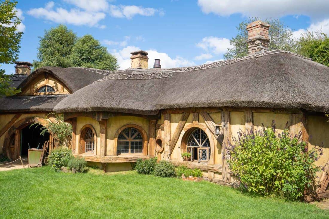 The Green Dragon Inn in Hobbiton village, New Zealand