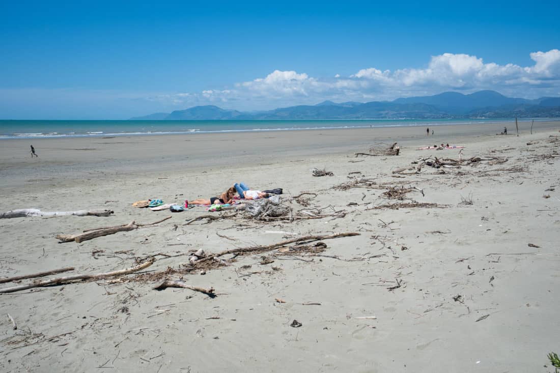 The beach on Rabbit Island near Nelson NZ