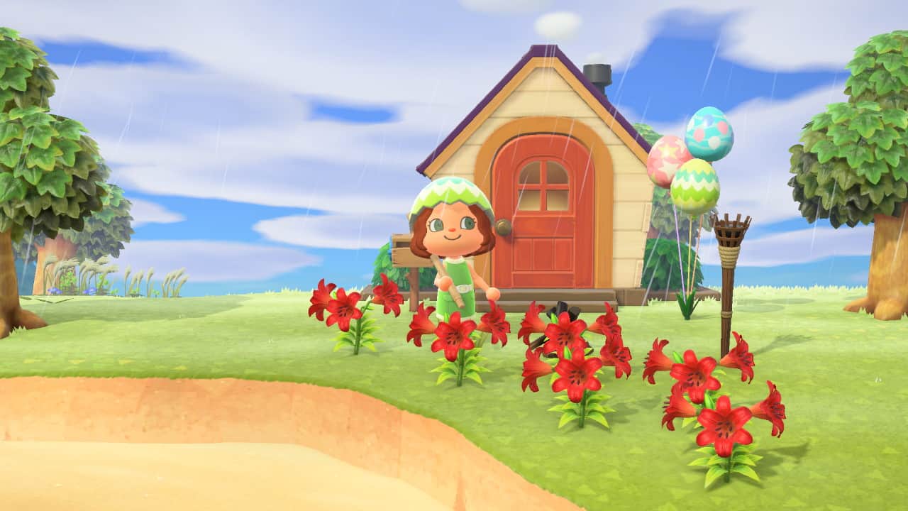 The house we built on Animal Crossing