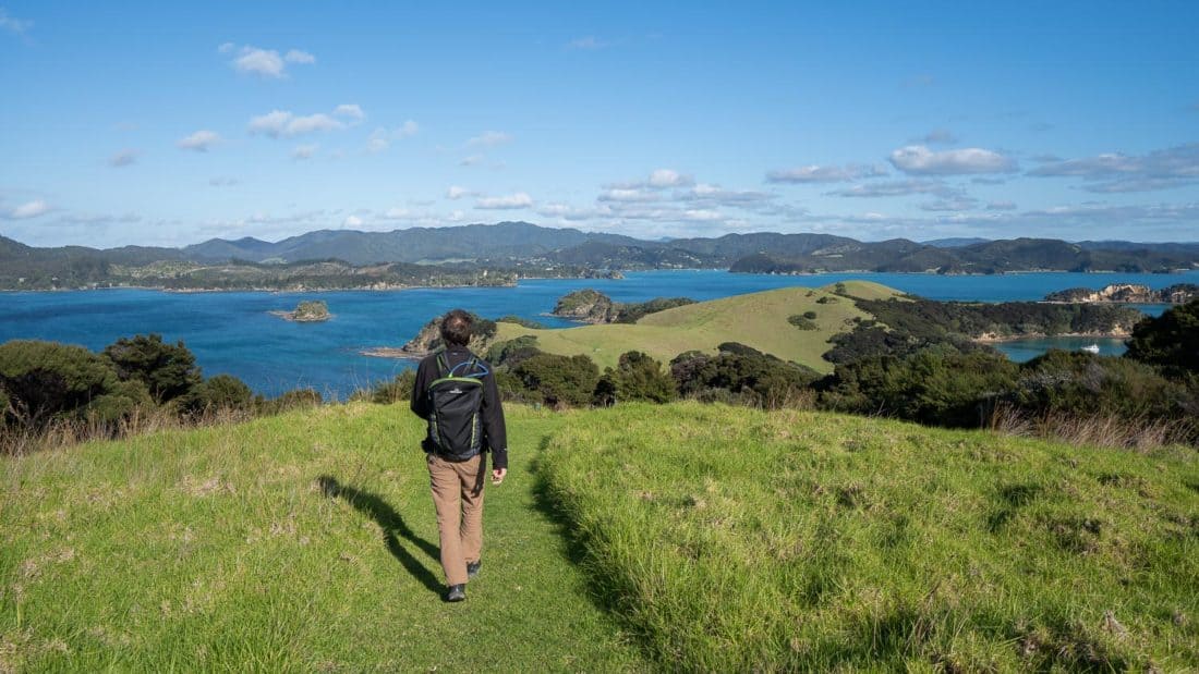 Walking on Urupukapuka Island, Bay of Islands, NZ