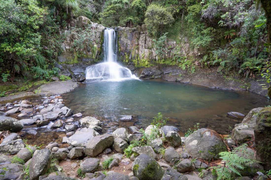 Waiau Falls on road 309 in the Coromandel, NZ