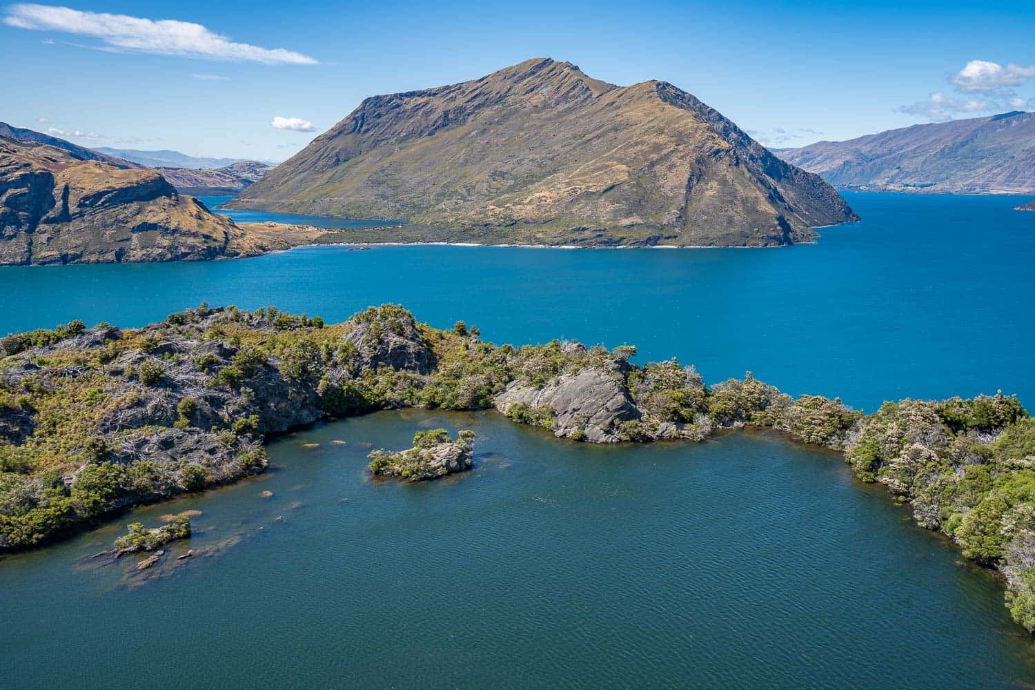 Mou Waho Island in Lake Wanaka - one of the best things to do in Wanaka New Zealand