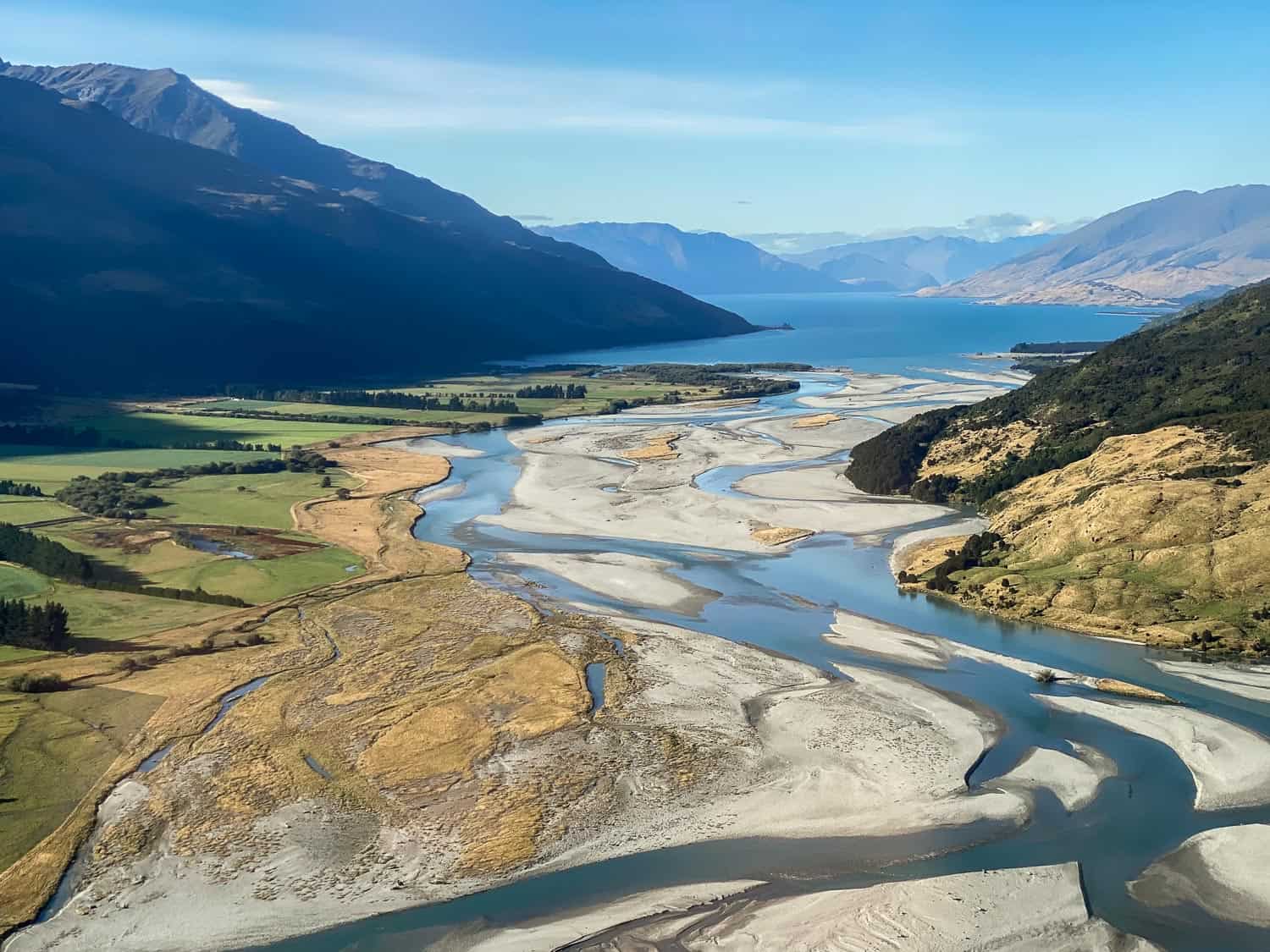 View from the plane ride on the Siberia Experience, New Zealand