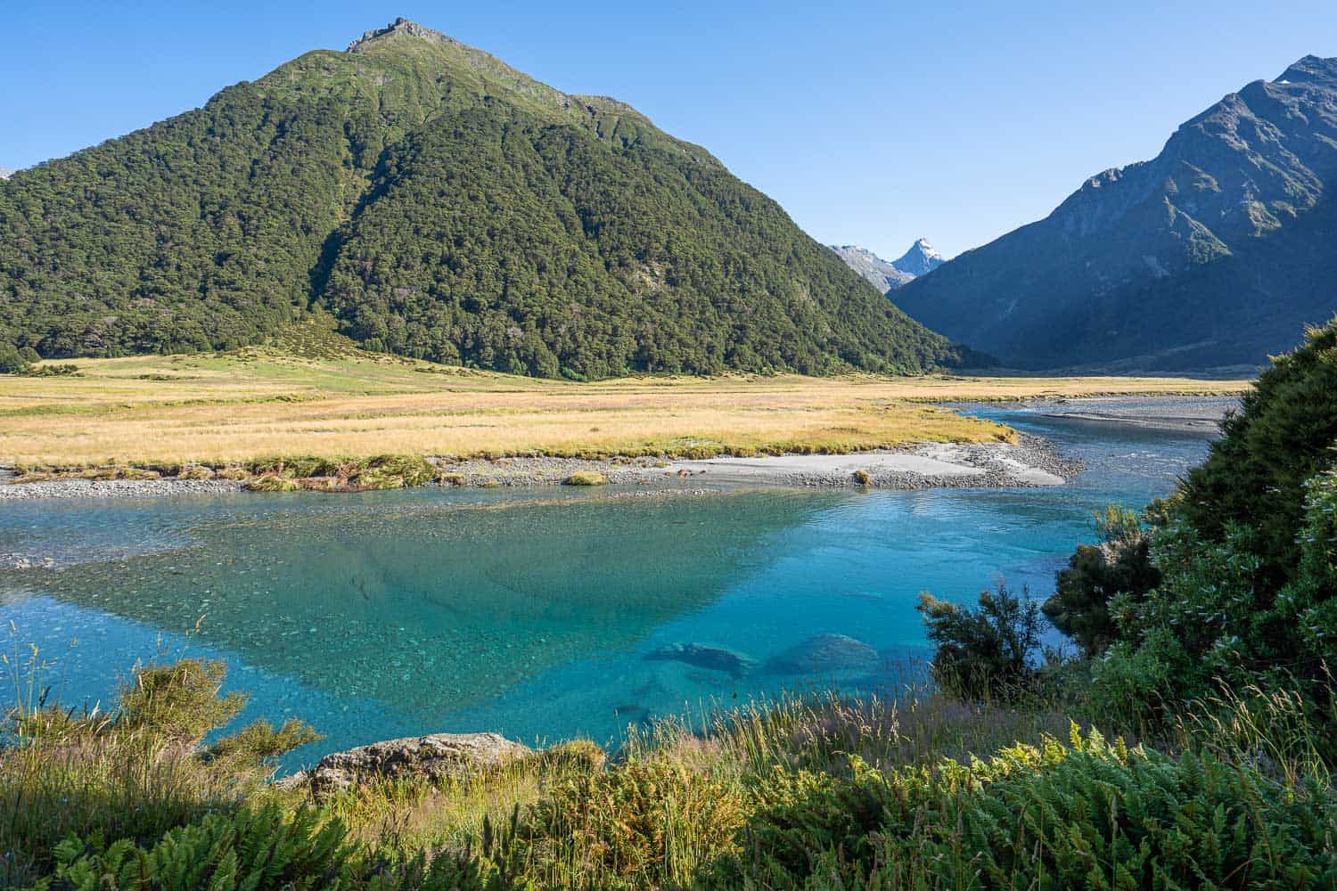 River on Siberia Experience, Mt Aspiring National Park, Wanaka, New Zealand