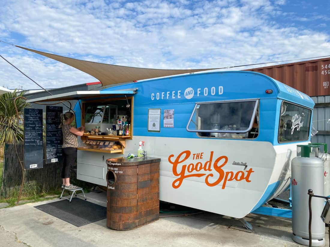 The Good Spot coffee cart in Wanaka