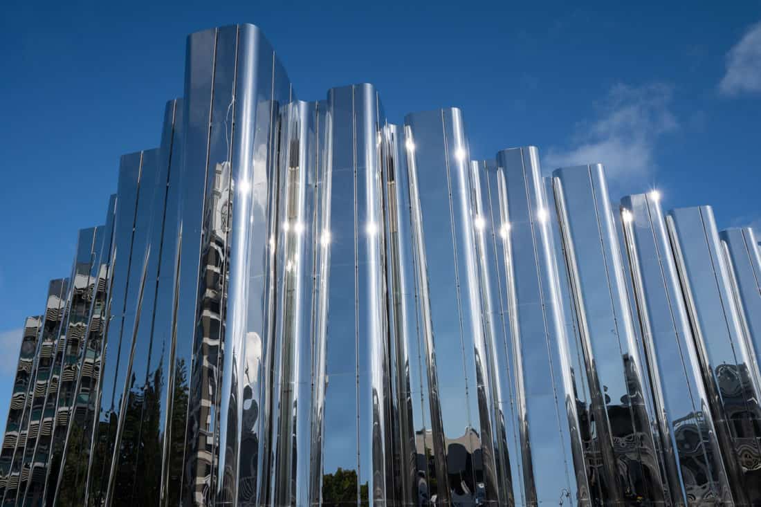 Govett-Brewster Art Gallery building in New Plymouth, Taranaki, New Zealand