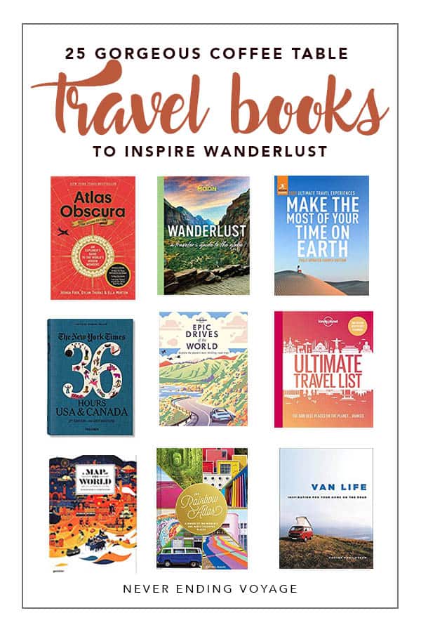 All the best coffee table books to inspire you to travel! | book gifts, gift ideas, travel gift ideas