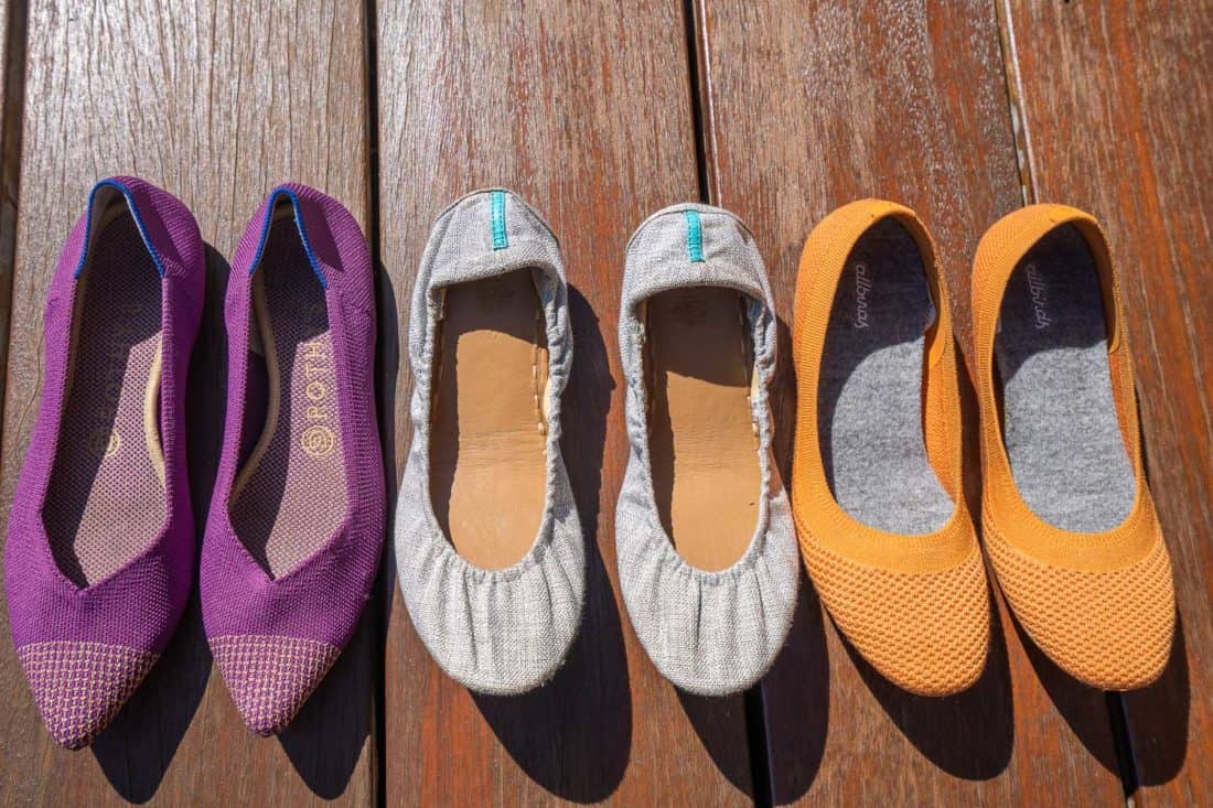 Rothys vs Tieks vs Allbirds: a comparison of the best ballet flats