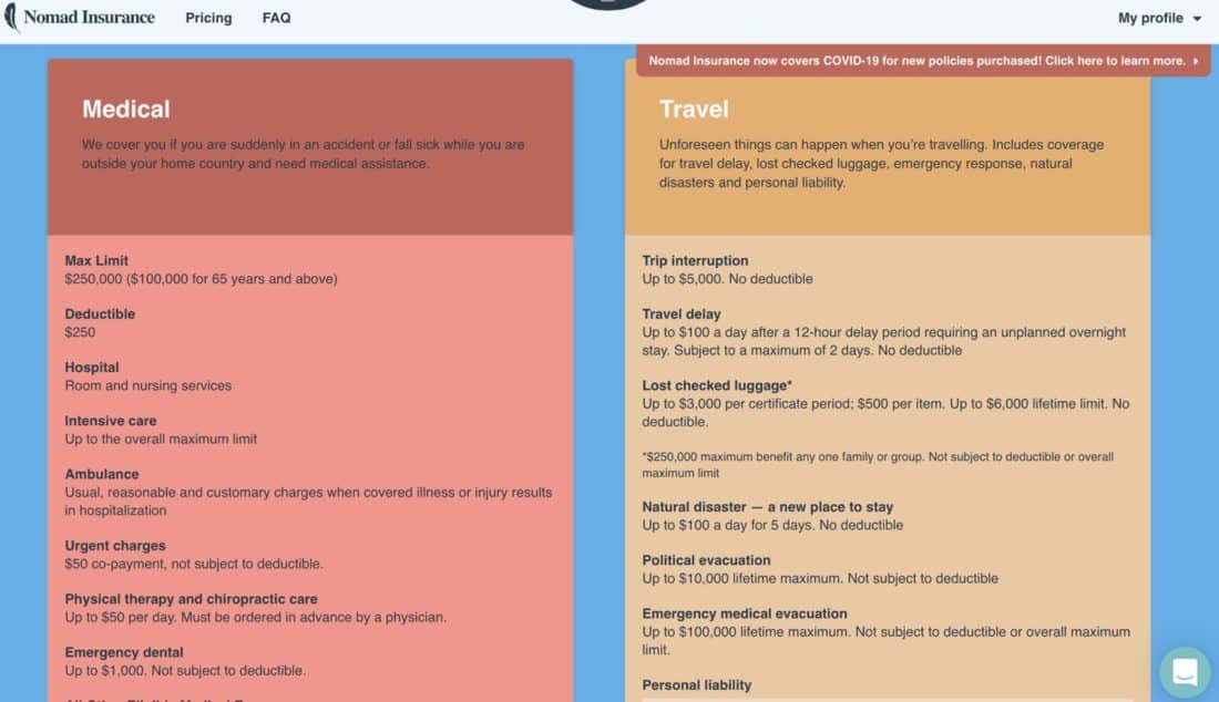 Safetywing review - medical coverage provided for Nomad Insurance