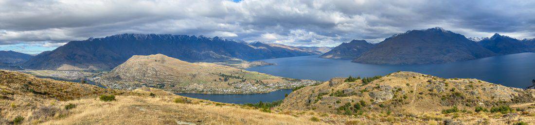 Queenstown Hill panoramic view from the summit