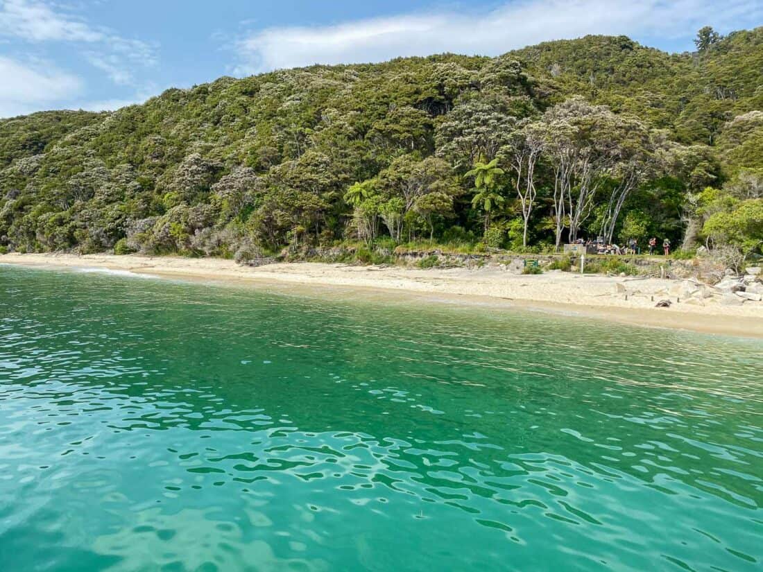 Tonga Quarry beach on the Abel Tasman Track, New Zealand