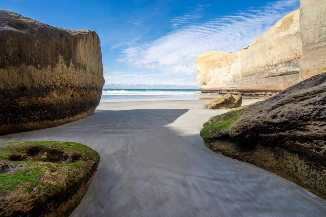 Tunnel Beach near Dunedin