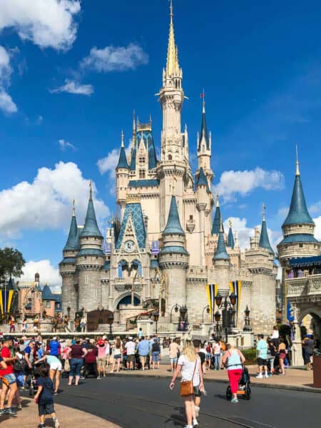 Cinderella Castle at Magic Kingdom is one of the best things to do at Disney World Florida