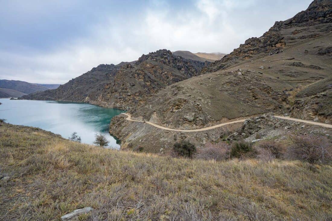 Cromwell Gorge section of the Lake Dunstan Cycle Trail