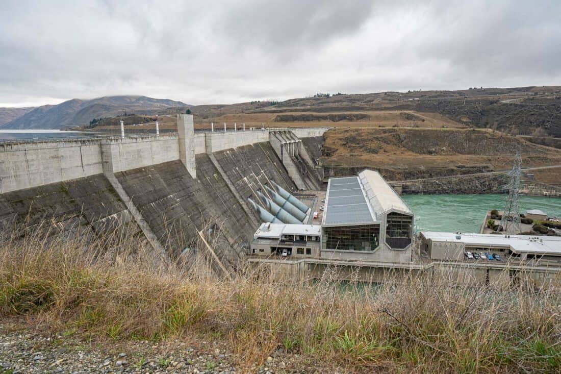 Clyde Dam in Central Otago, NZ