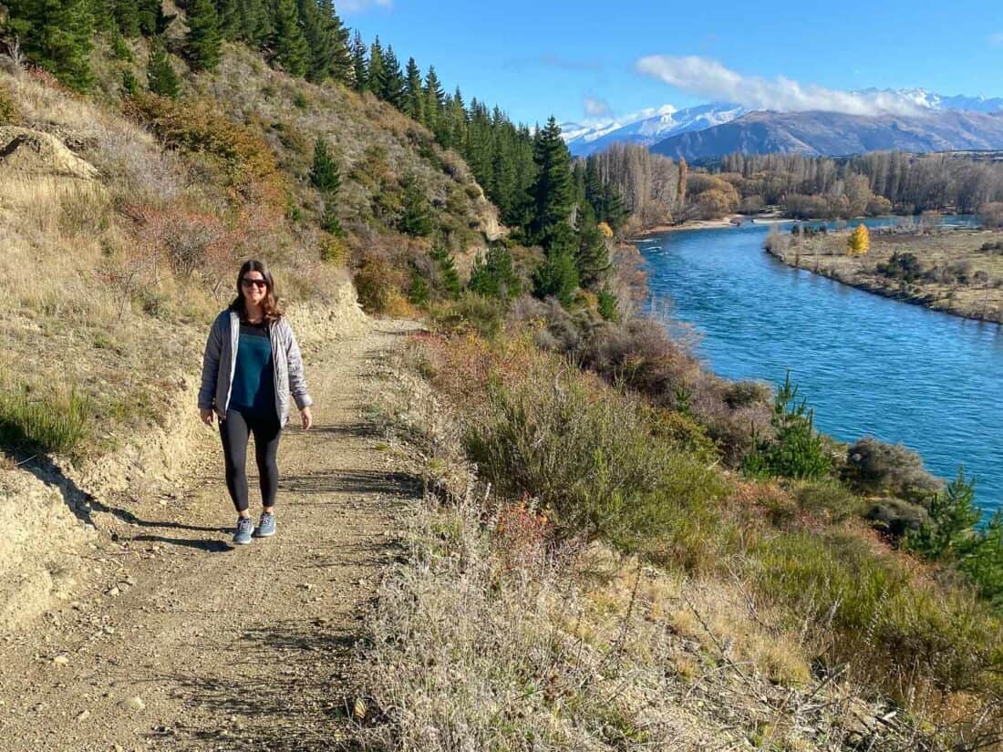 Hiking in my Allbirds Wool Runner Mizzles