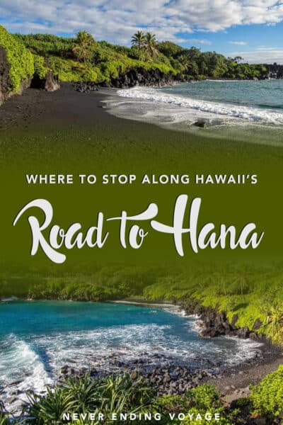 All the best stops on the Road to Hana in Maui, Hawaii! #hawaii hawaii travel