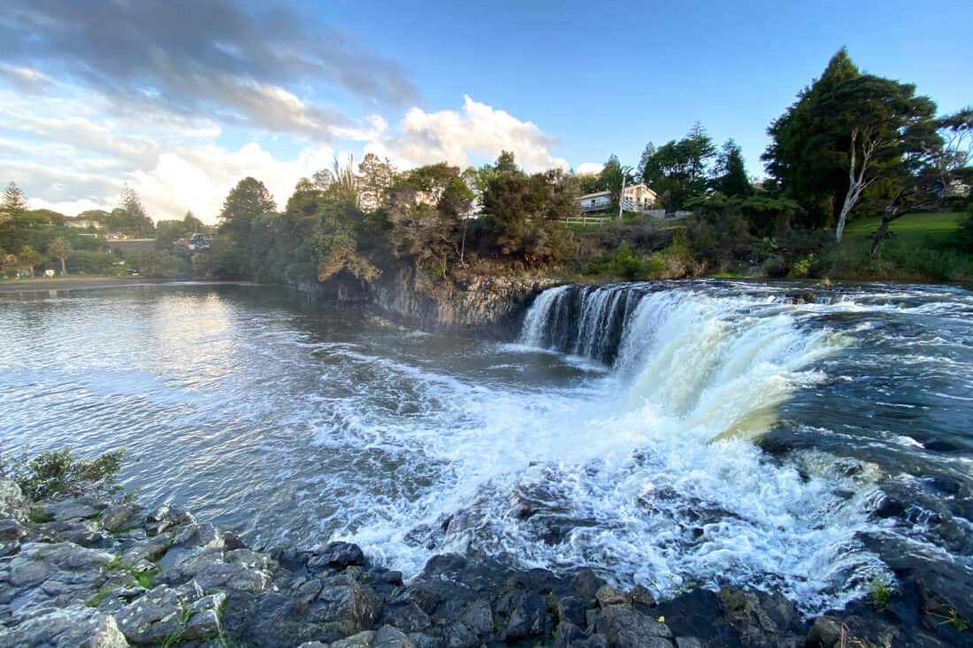 Haruru Falls near Paihia, one of the best Bay of Islands attractions, New Zealand