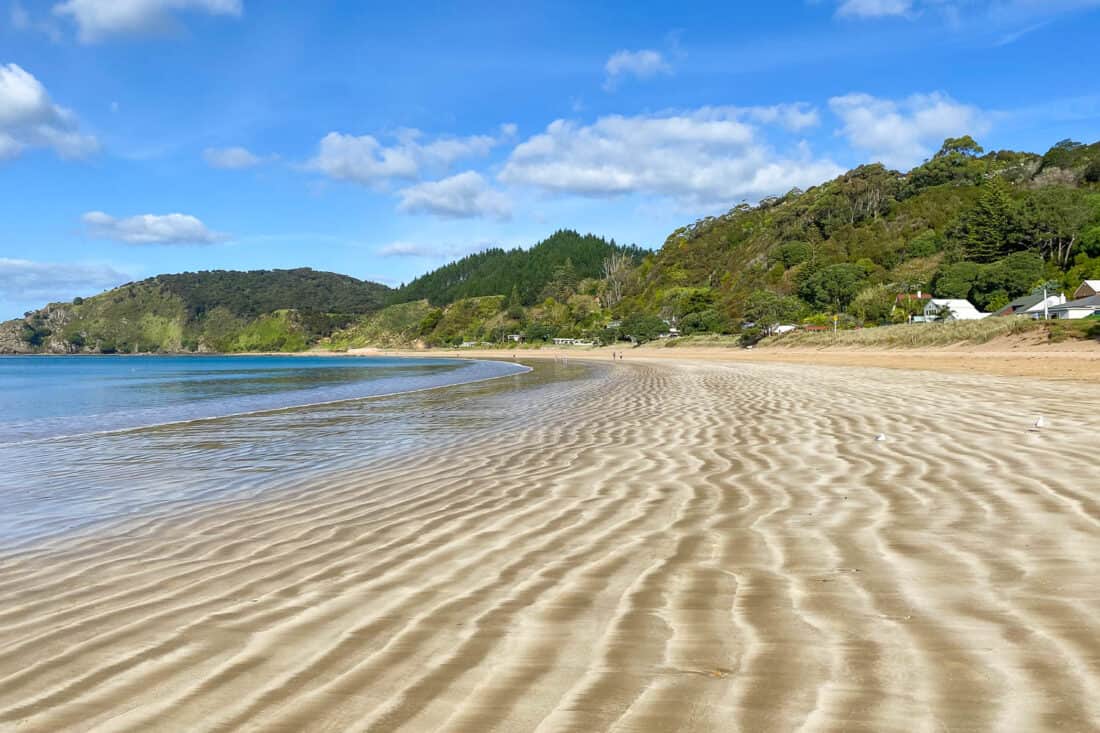 Long Beach in Russell, Bay of Islands New Zealand