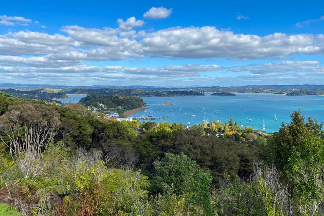 View from Flagstaff Hill in Russell, Bay of Islands