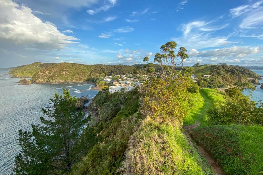 View from Tapeka Point Track in Russell, Bay of Islands, New Zealand