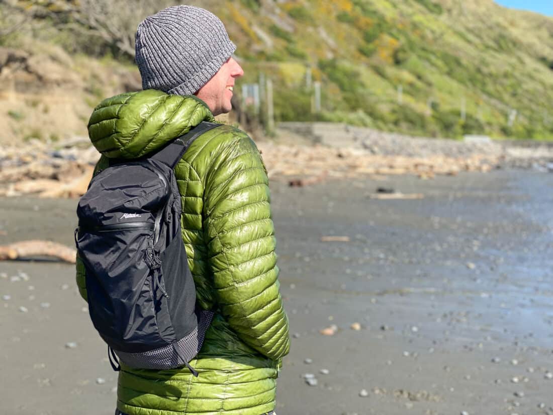 Side view of MatadorFreefly16 waterproof packable daypack