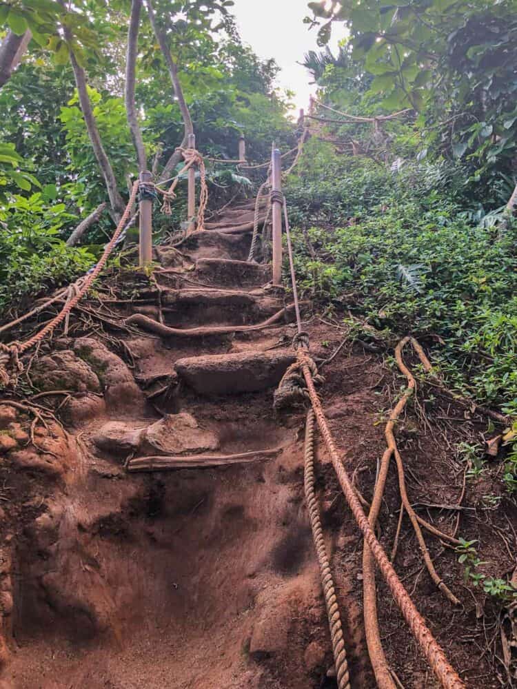 Hideaways Beach Trail in Kauai