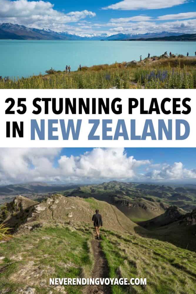 Best Places in New Zealand Guide Pinterest pin