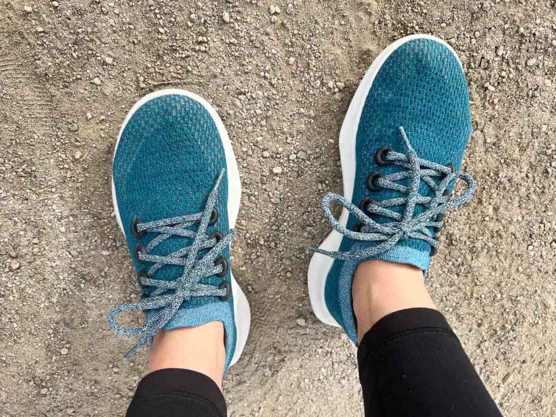 Women's Allbirds Tree Dashers running shoes in Everest colour