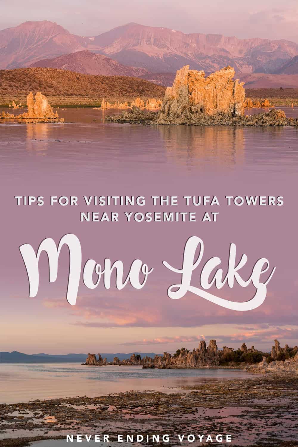 Here's all you need to know for visiting Mono Lake, a cool side road trip from Yosemite National Park in California!