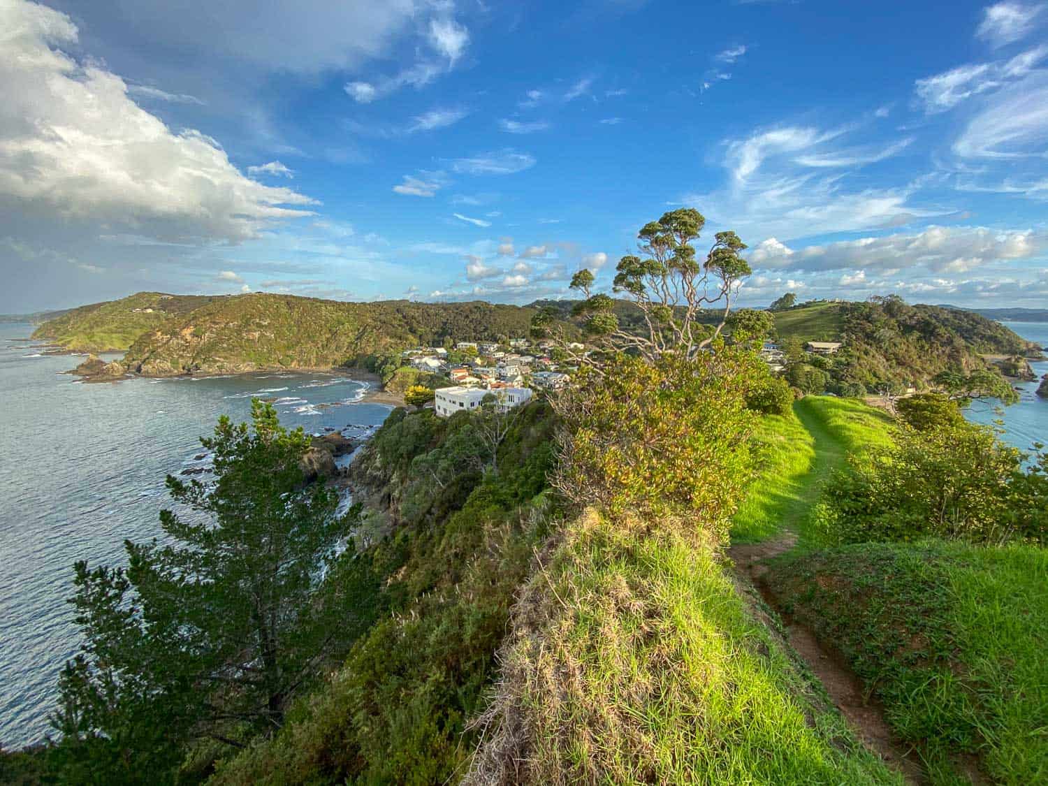 Tapeka Point viewpoint near Russell in the Bay of Islands