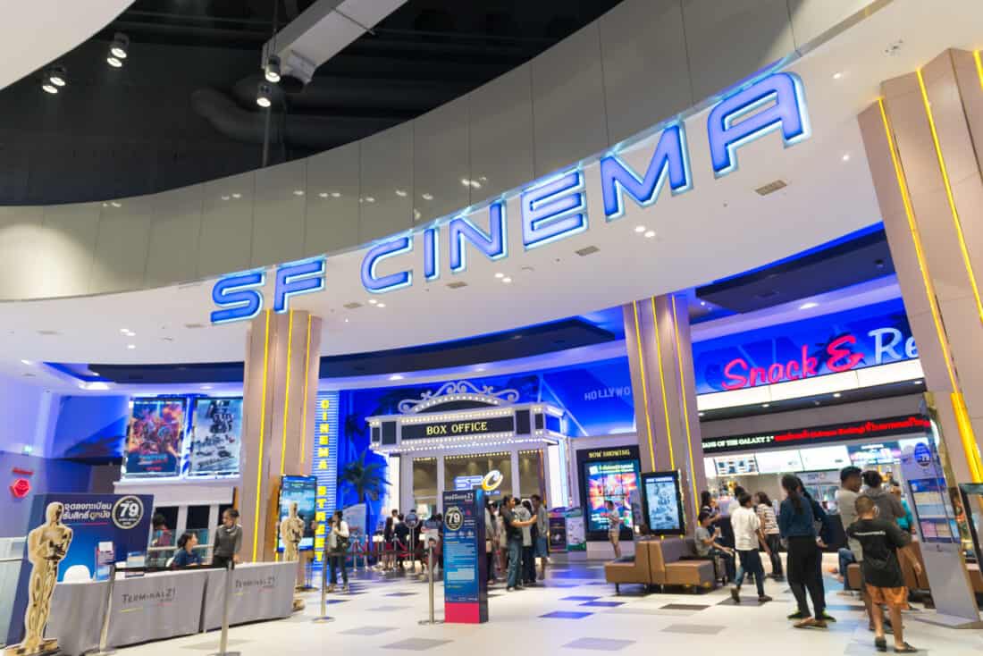 SF Cinema lobby, Thailand