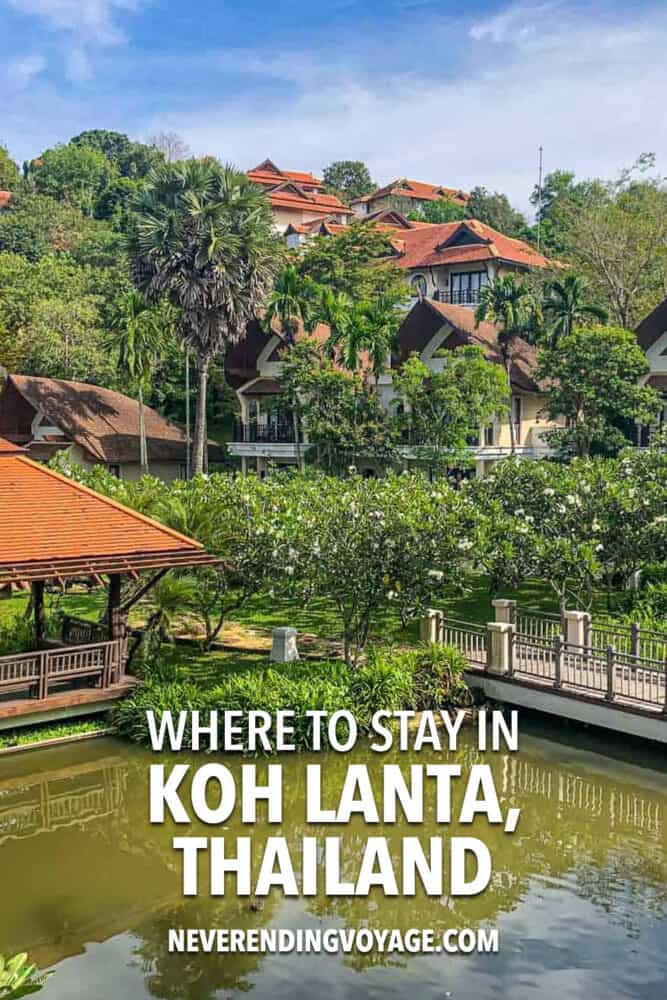 Koh Lanta Hotels pinterest pin