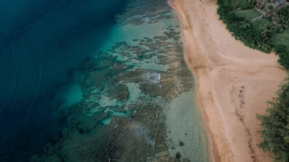 Snorkel at Tunnels Beach, Kauai