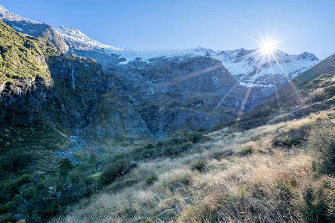 Rob Roy Glacier in Mt Aspiring National Park, one of the best New Zealand destinations