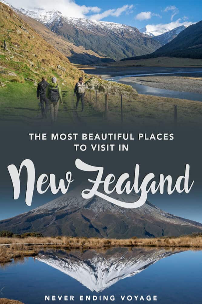 A bucket list guide to all the best places to visit in New Zealand! #newzealand