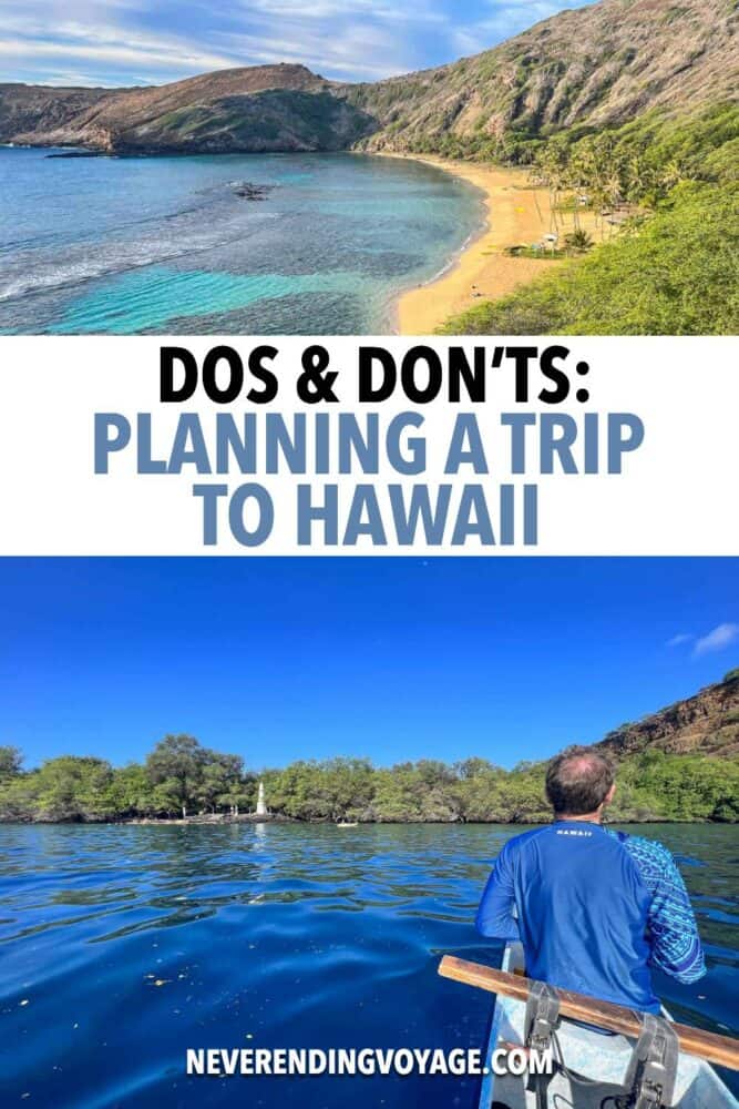 Planning a Trip to Hawaii Guide Pinterest pin