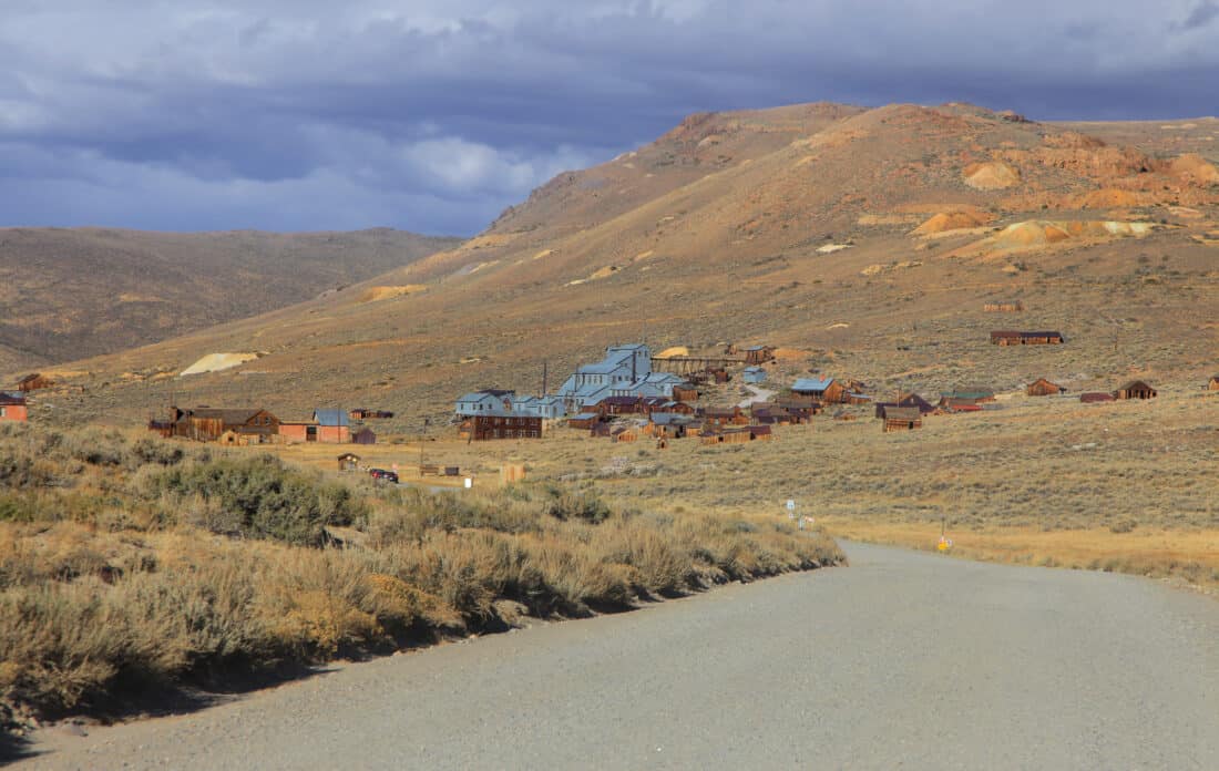 Road leading to Bodie Ghost Town California