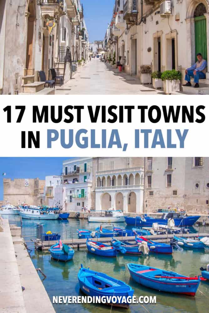 Puglia Towns Guide Pinterest pin