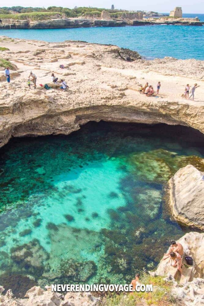 Best Beaches in Puglia Guide Pinterest pin