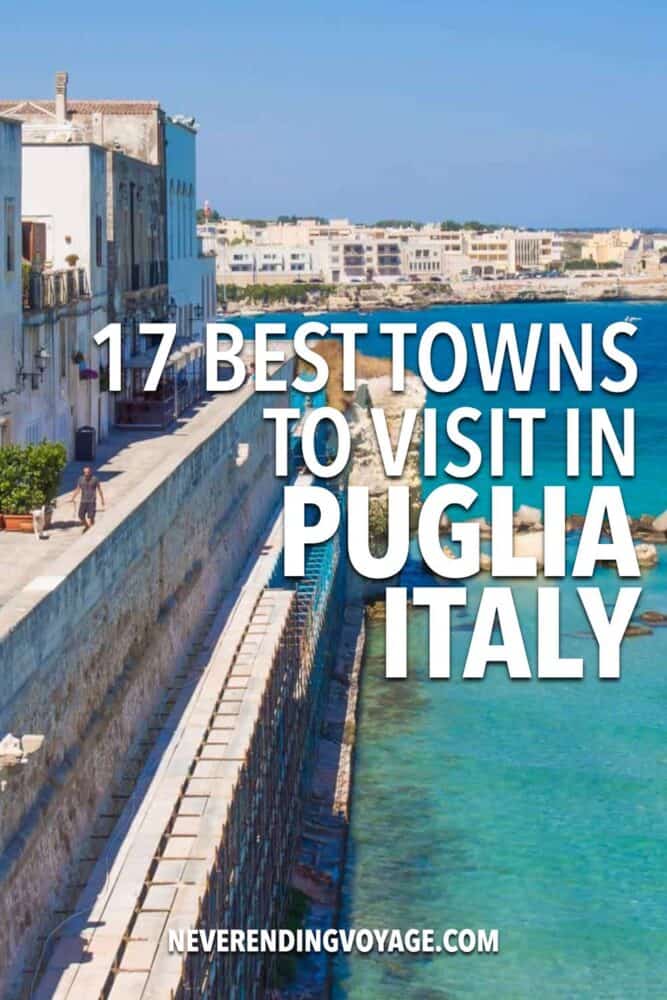 Best Puglia Towns Travel Guide Pinterest pin 
