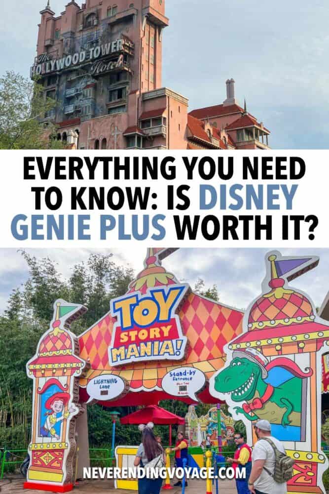 Disney Genie Plus Guide Pinterest pin